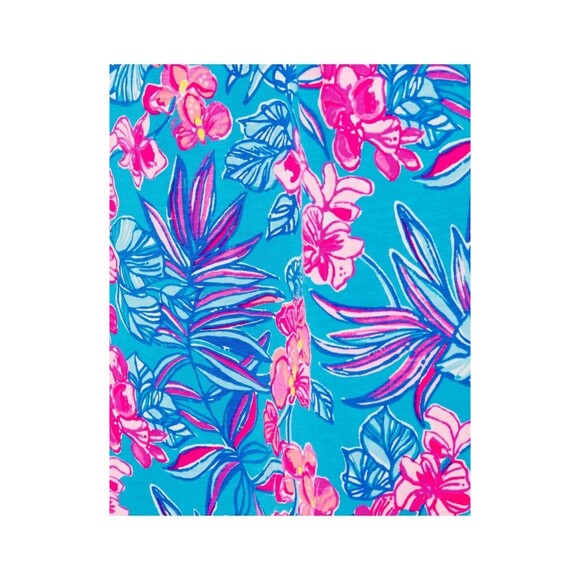 Lilly Pulitzer Delaney Short Sleeve Mini Dress Cumulus Blue Printed S-4 279936 - Picture 6 of 15